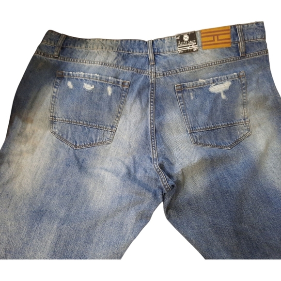 NWT Jordan Craig Light Blue Distressed Jean Shorts Size 44 - Picture 15 of 15